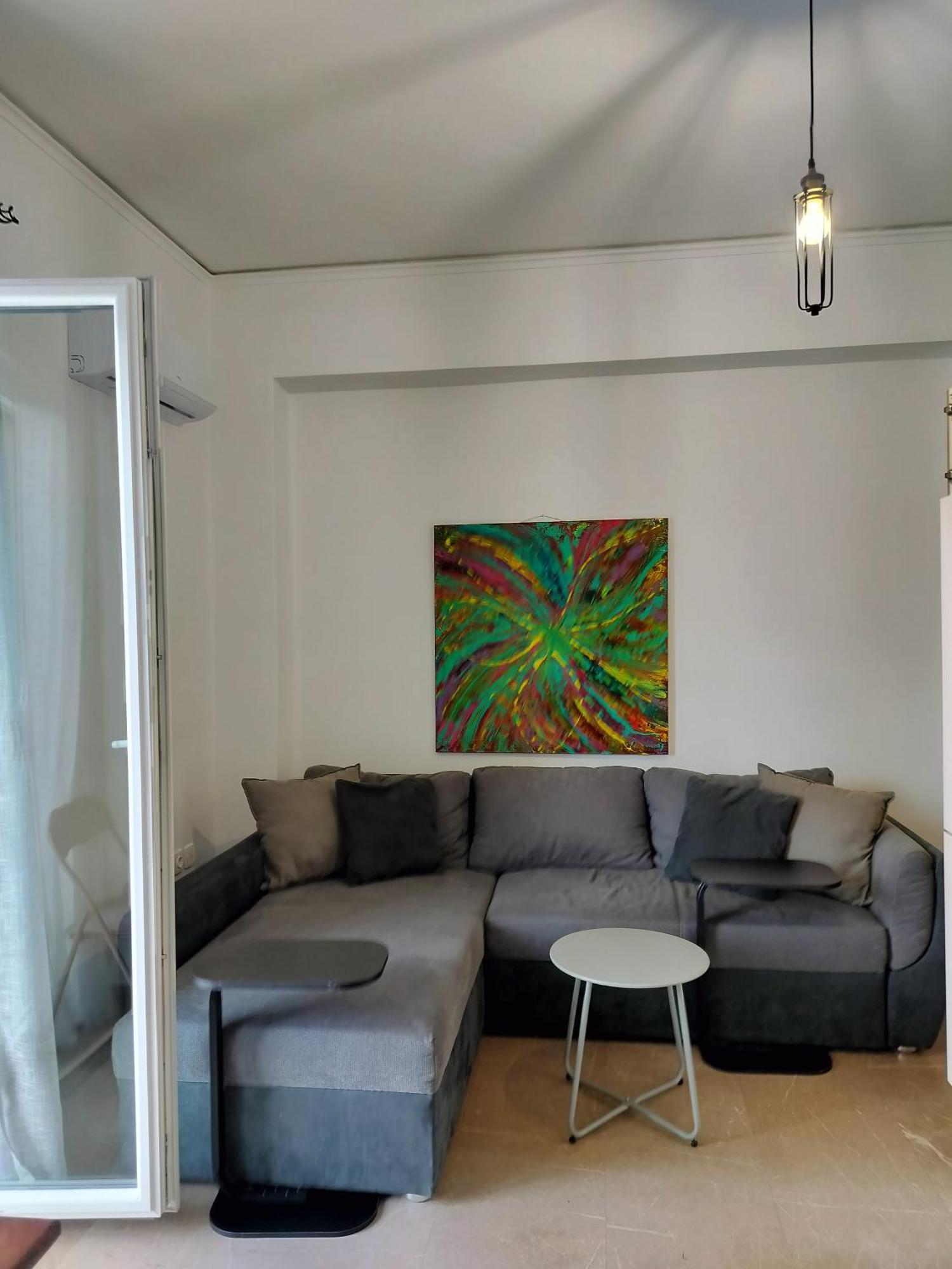 Cozy Central Flat In Pyrgos Near Olympia Esterno foto